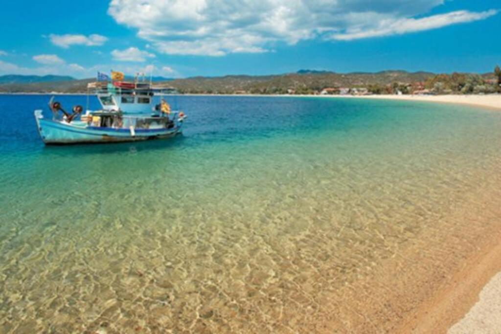 K-Home Villa, Your Enchanting Getaway Pefkochori Exterior foto